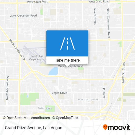 Grand Prize Avenue map