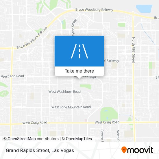 Grand Rapids Street map