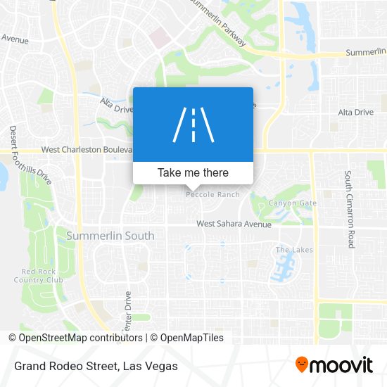 Mapa de Grand Rodeo Street