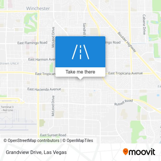 Grandview Drive map