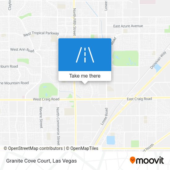 Granite Cove Court map