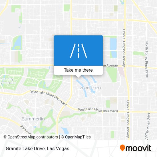 Granite Lake Drive map