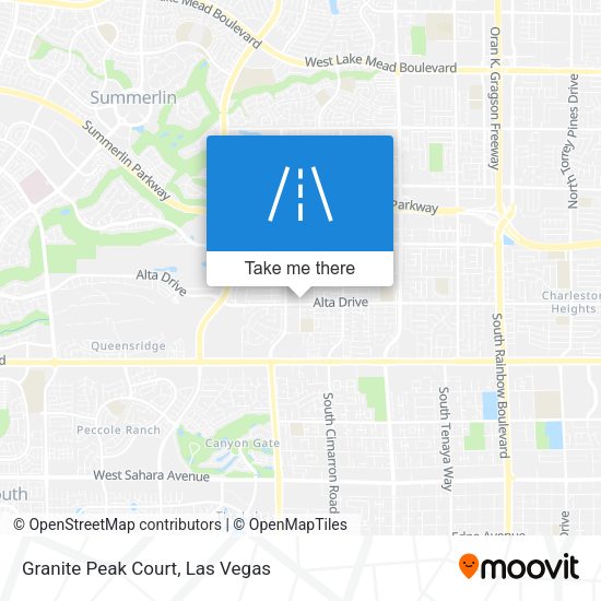 Mapa de Granite Peak Court