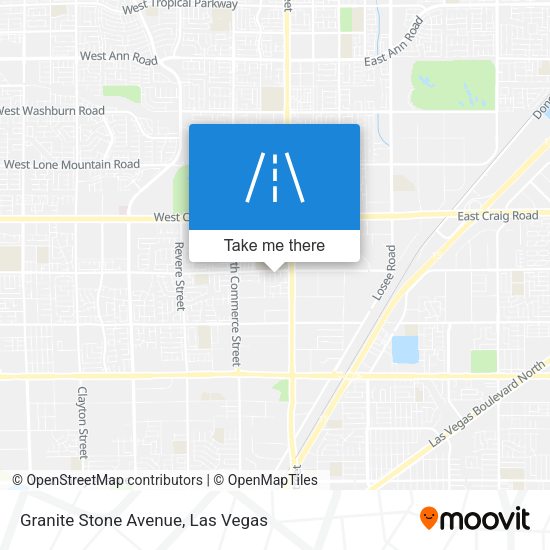 Mapa de Granite Stone Avenue