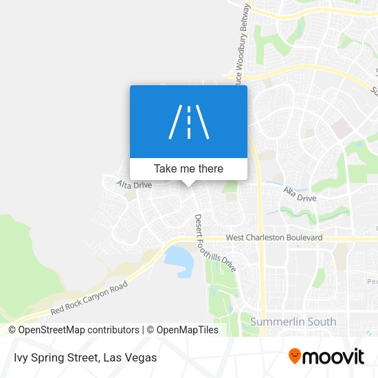 Ivy Spring Street map