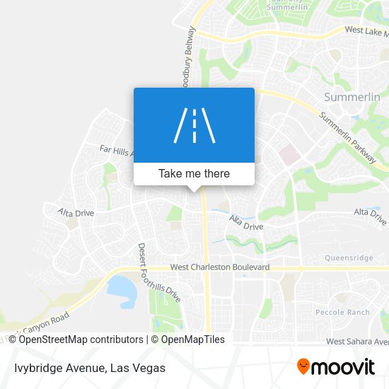 Mapa de Ivybridge Avenue
