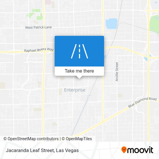 Jacaranda Leaf Street map