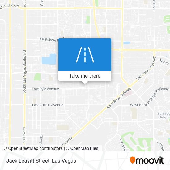 Mapa de Jack Leavitt Street