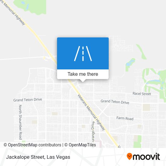 Jackalope Street map