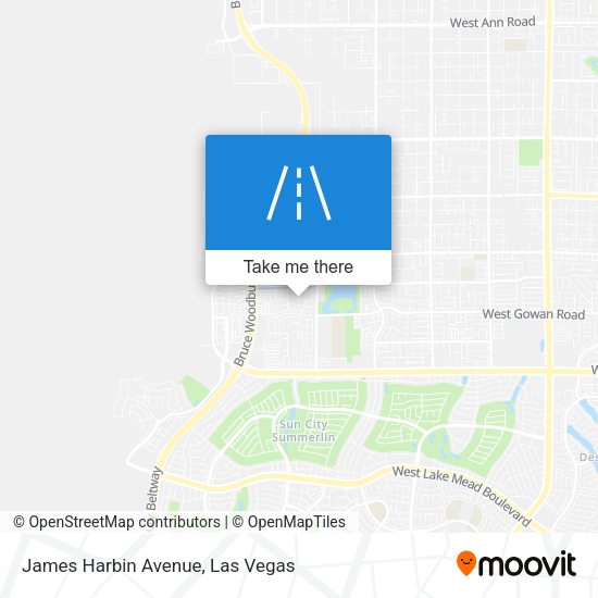 Mapa de James Harbin Avenue
