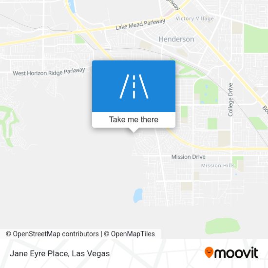 Mapa de Jane Eyre Place