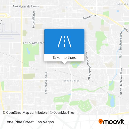 Lone Pine Street map