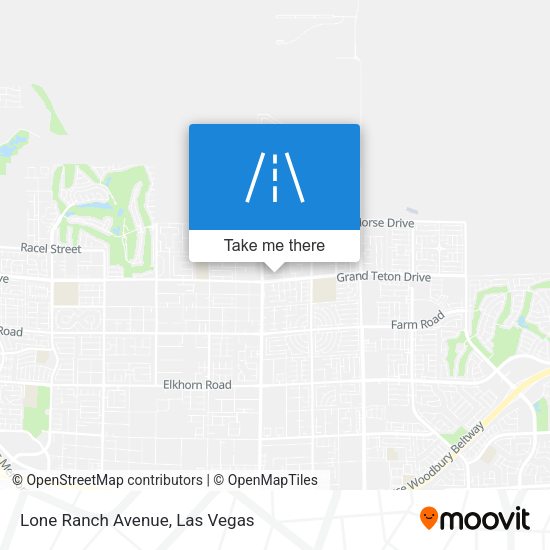 Lone Ranch Avenue map