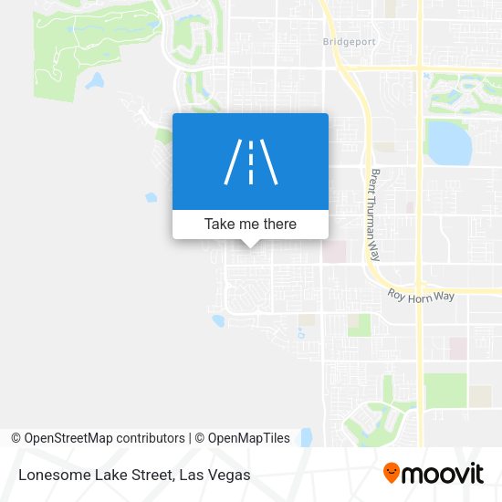 Lonesome Lake Street map