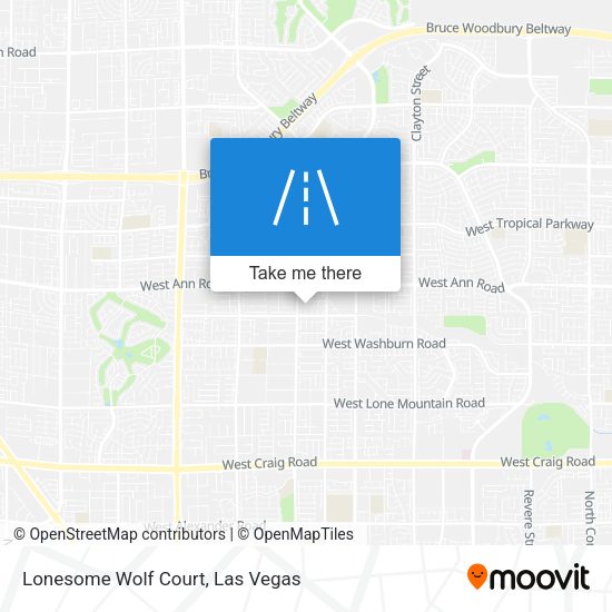 Lonesome Wolf Court map