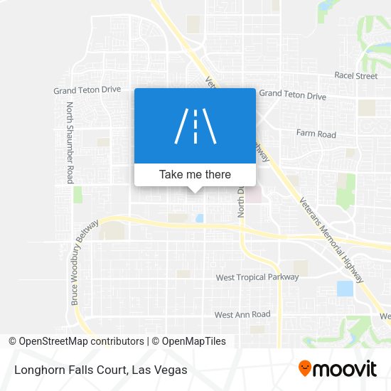 Mapa de Longhorn Falls Court