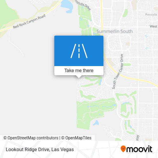 Lookout Ridge Drive map