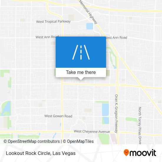 Mapa de Lookout Rock Circle