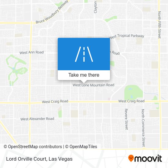 Mapa de Lord Orville Court