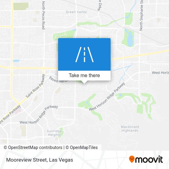 Mooreview Street map