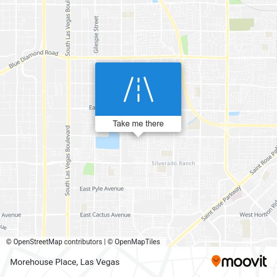 Morehouse Place map