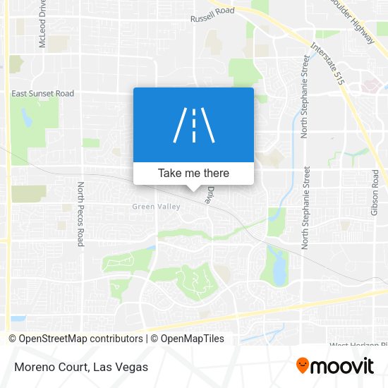 Mapa de Moreno Court
