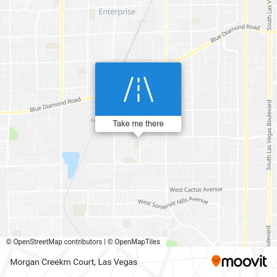 Mapa de Morgan Creekm Court