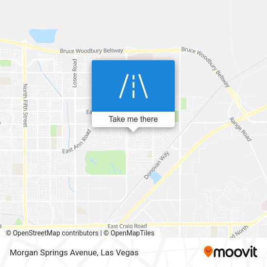 Morgan Springs Avenue map