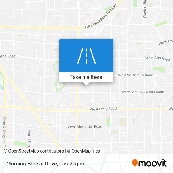 Morning Breeze Drive map