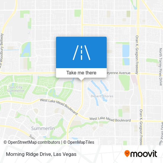 Morning Ridge Drive map