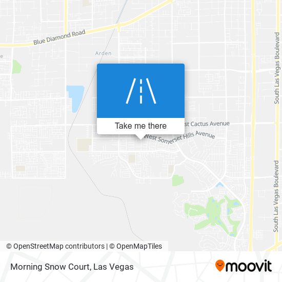 Morning Snow Court map