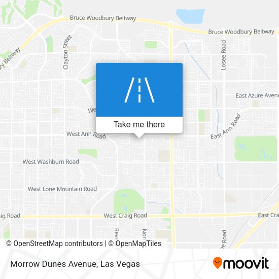 Morrow Dunes Avenue map