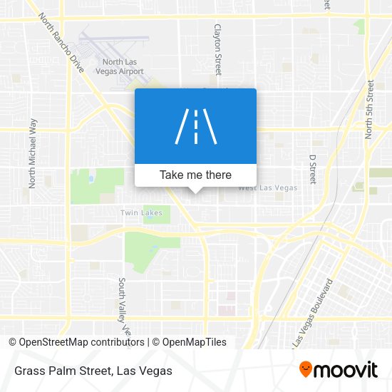Grass Palm Street map