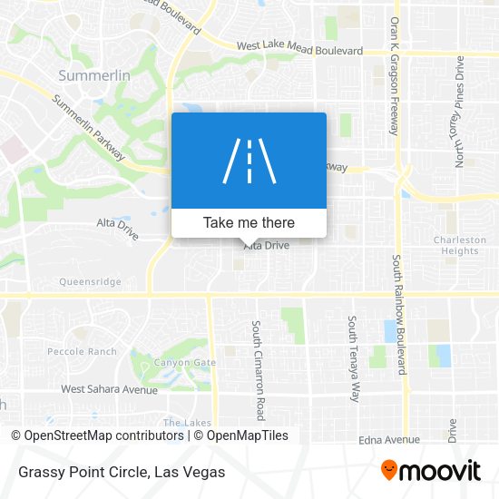 Mapa de Grassy Point Circle