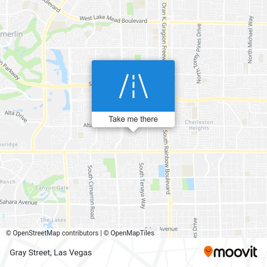 Mapa de Gray Street