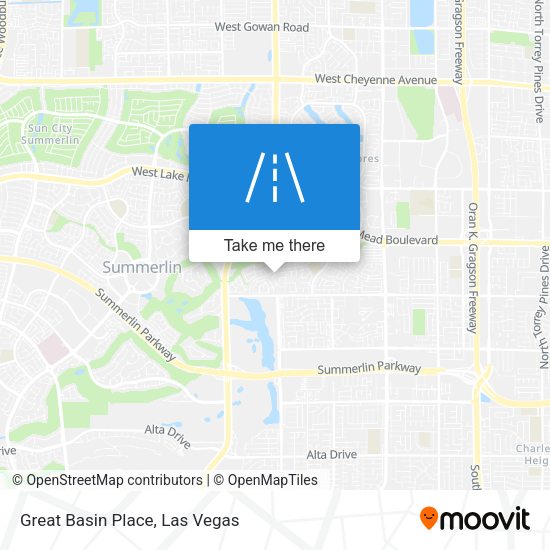 Great Basin Place map