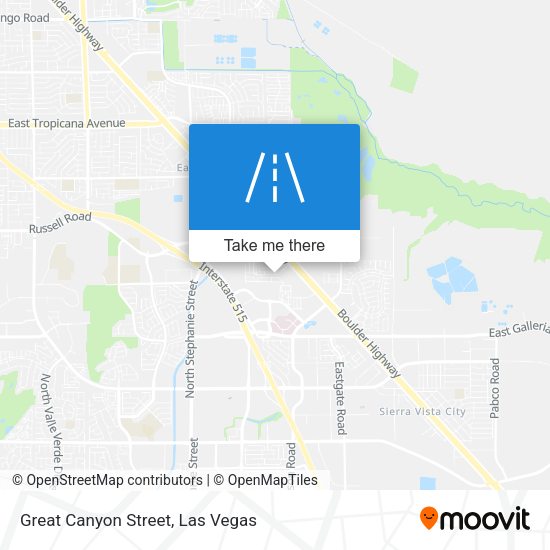Great Canyon Street map