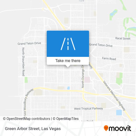 Green Arbor Street map