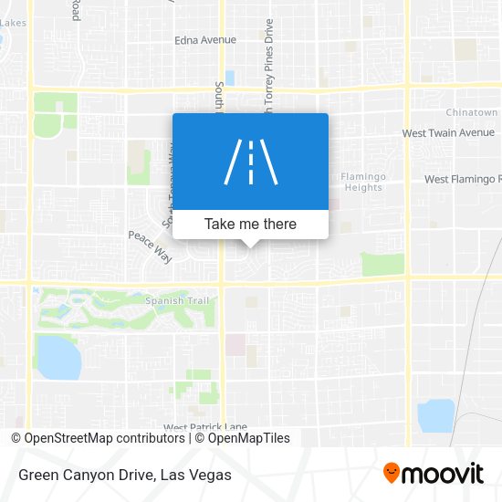 Mapa de Green Canyon Drive