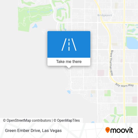 Green Ember Drive map