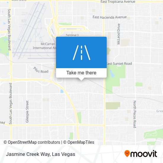 Jasmine Creek Way map