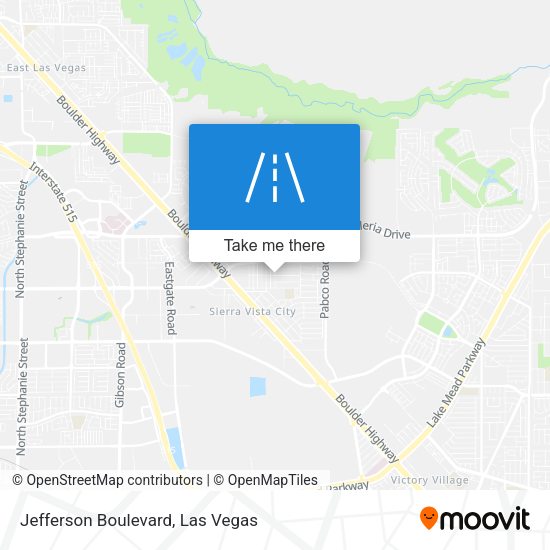 Mapa de Jefferson Boulevard