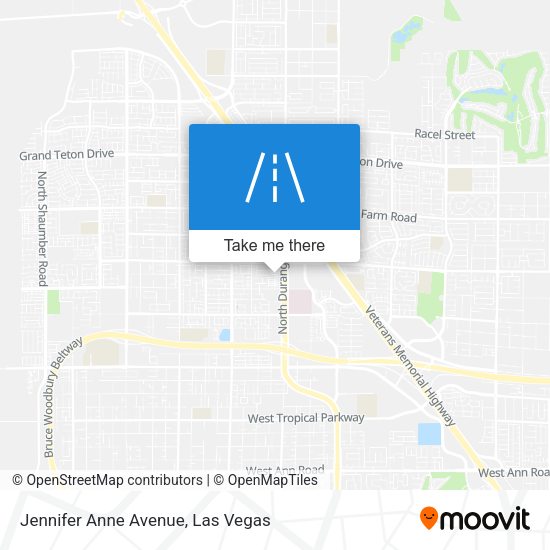 Jennifer Anne Avenue map