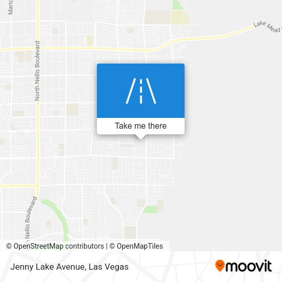 Jenny Lake Avenue map
