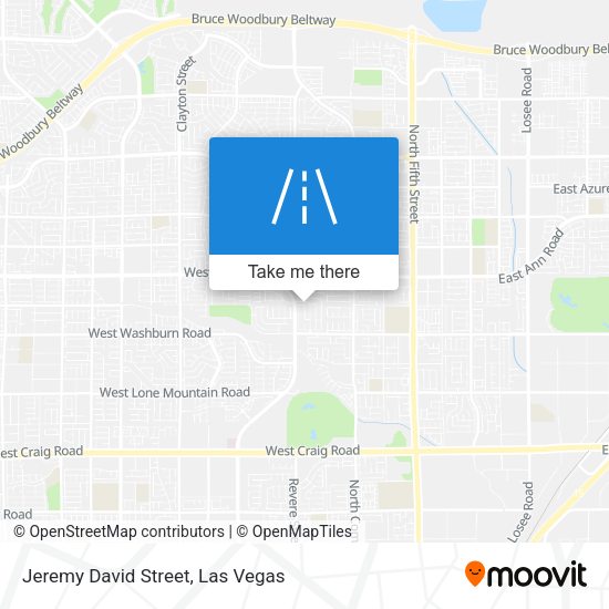 Jeremy David Street map