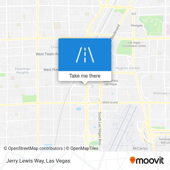 Mapa de Jerry Lewis Way