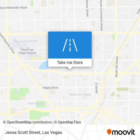 Mapa de Jesse Scott Street