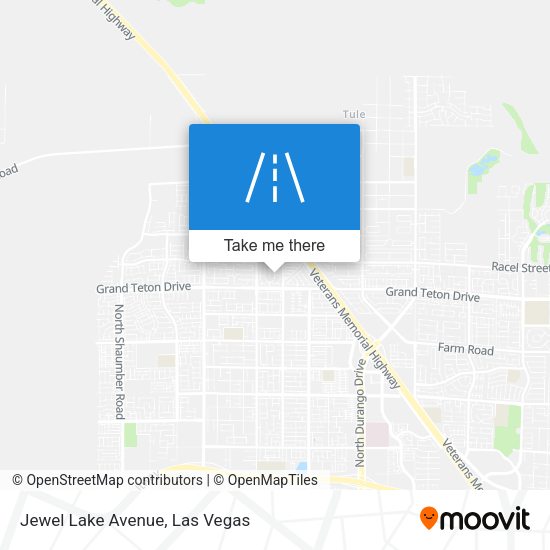 Jewel Lake Avenue map