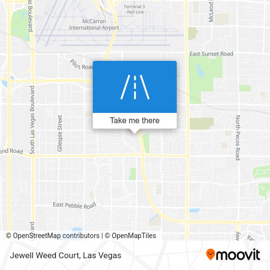 Jewell Weed Court map