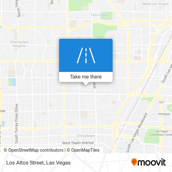 Mapa de Los Altos Street